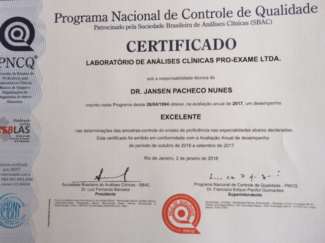 2017 : MAIS UM ANO DE PADRÃƒO  EXCELENTE